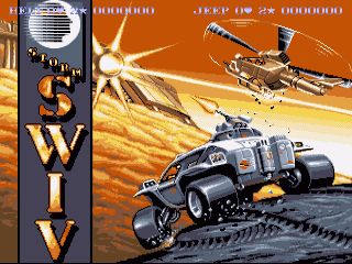 SWIV title screen for Amiga